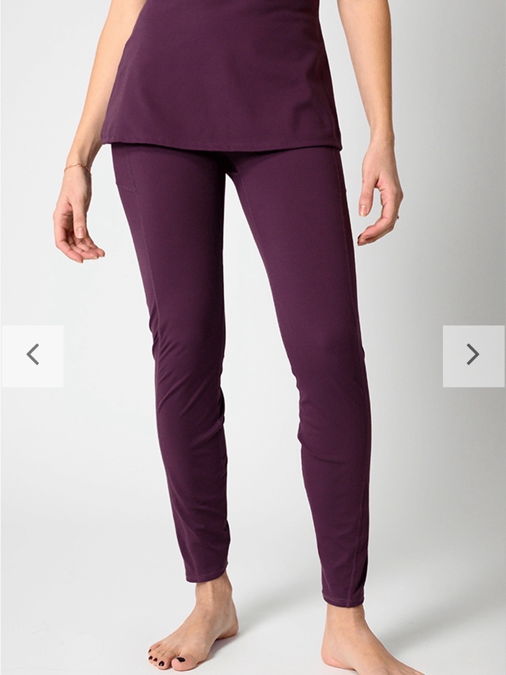 Women’s Slim Fit Leggings in Plum